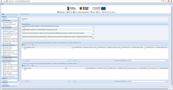 POMOC DE MINIMIS Czy projekt dotyczy wyłącznie działalności w zakresie drogowego transportu towarów?: Proszę wybrać Tak jeśli dotyczy.