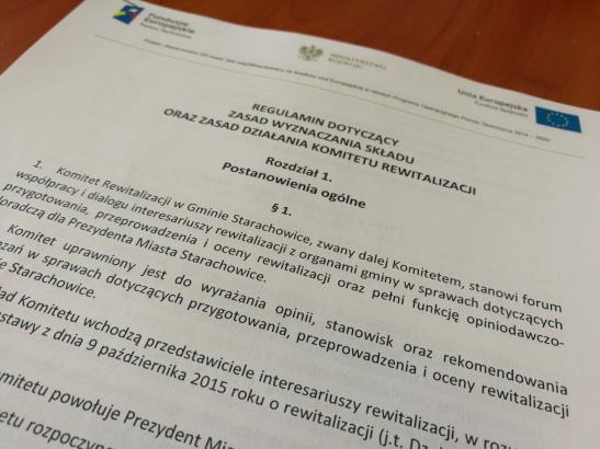 Sprawozdanie z działań rewitalizacyjnych zgodnych z Gminnym Programem Rewitalizacji dla Gminy Starachowice na lata 2016-2025 za okres 01.06.2017-30.06.2017 1.