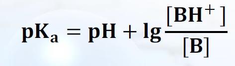STAŁA DYSOCJACJI (pk a ) Właściwości kwasowo-zasadowe API wpływ na: ADME, rozpuszczanie, tworzenie soli, projektowanie optymalnej formy leku stała dysocjacji Stała dysocjacji zależy od: K BH siły