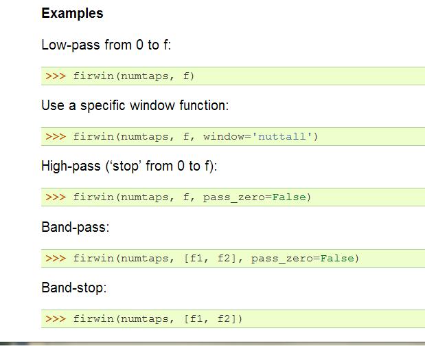 Projektowanie filtrów from scipy.