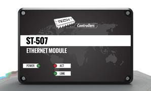 ST-507 ST507BK STT-230/2 M30x1,5 - M28x1,5 STT2302M30WH, STT2302M28WH STT-230/2 S M30x1,5 ST2302SM30WH MODUŁ INTERNET DEDYKOWANY DO STEROWNIKÓW L-7, L-8 Funkcje sterownika: zdalna kontrola pracy