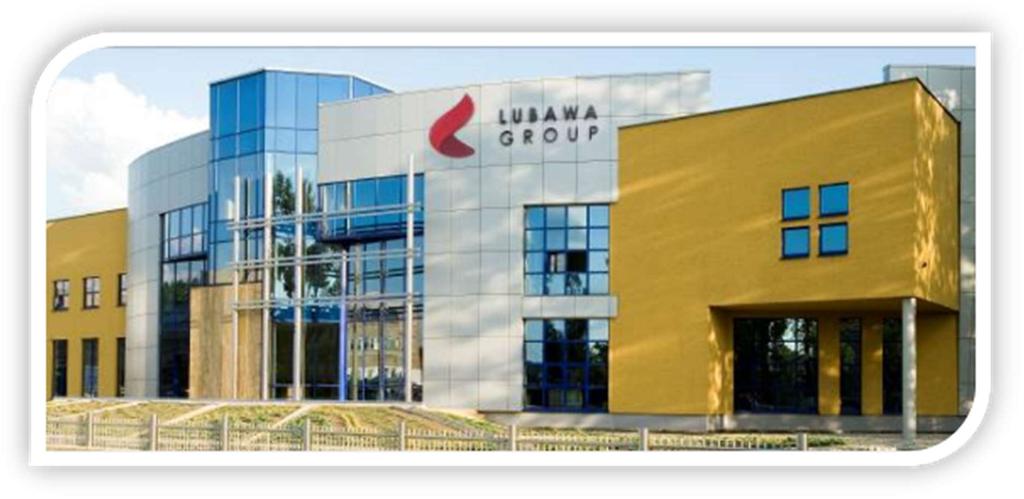 O GRUPIE KAPITAŁOWEJ LUBAWA 102-1 Grupa Kapitałowa Lubawa ( GK Lubawa, Grupa, Organizacja ) to koncern produkcyjno - usługowy utworzony 23 lutego 2011 r.