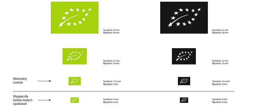 Akty prawne 1 dotyczące wykorzystywania unijnego logo produkcji ekologicznej bardzo szczegółowo opisują zasady umieszczania tego znaku graficznego na produktach ekologicznych. Zawierają m.in.