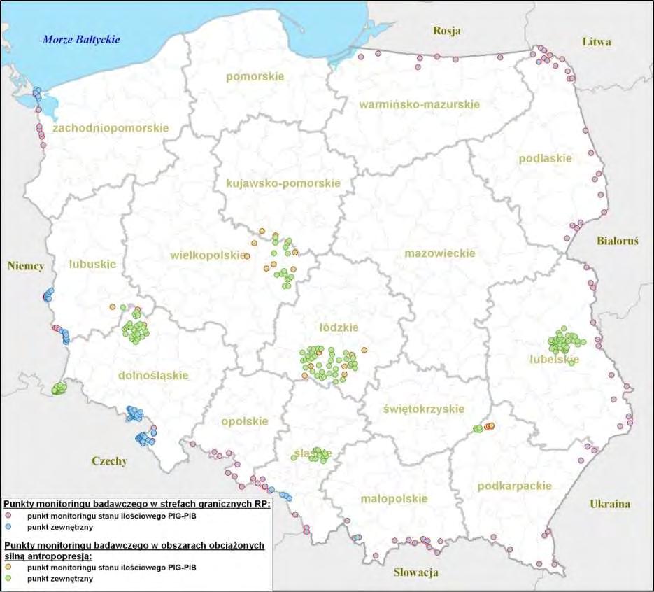 GROMADZENIE, PRZETWARZANIE, ARCHIWIZOWANIE ORAZ UDOSTĘPNIANIE ZGROMADZONYCH INFORMACJI 61 słowackiej, polsko-litewskiej, polsko-ukraińskiej, polsko-białoruskiej i polskorosyjskiej (ryc. 10.