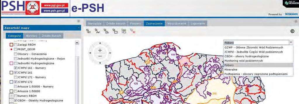 GROMADZENIE, PRZETWARZANIE, ARCHIWIZOWANIE ORAZ UDOSTĘPNIANIE ZGROMADZONYCH INFORMACJI 67 Zadanie 12 Prowadzenie bazy danych GIS Mapy hydrogeologicznej Polski - gromadzenie, przetwarzanie i
