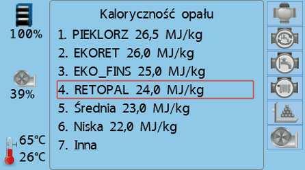 1. Moduły zaworów. W tej pozycji menu ustawia się parametry pracy modułów zaworów trójdrogowych wybranych z dostępnej listy.