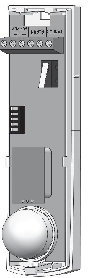 use the directional system optimally, you need to be inserted into the lens on the pyroelectric element separator (see