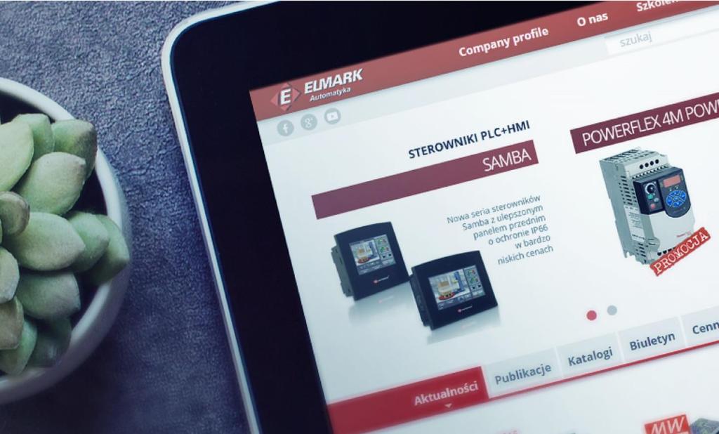 Sklep.Elmark.com.pl Kompleksowe wdrożenie platformy Magento Od 1983 roku Elmark Automatyka specjalizuje się w dostarczaniu zaawansowanych rozwiązań dla automatyki przemysłowej.
