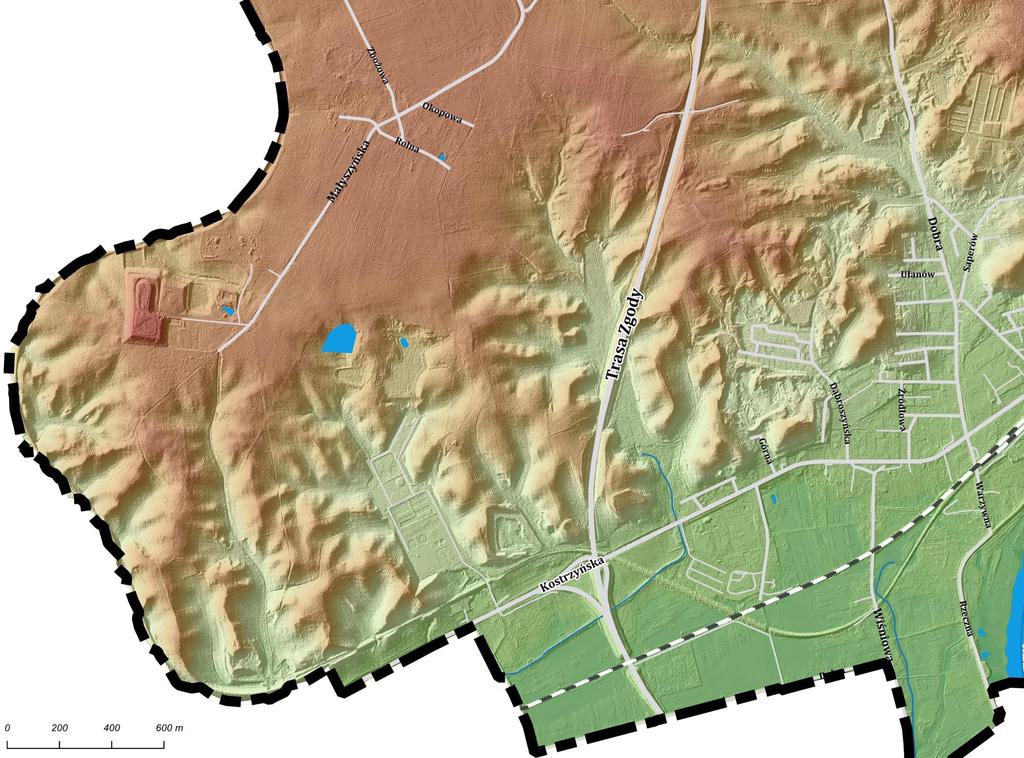 wysokości pagórków i stoków w strefie krawędziowej wysoczyzny 20 20 21 22 88 m n.p.m. 75 m n.p.m. 76 m n.p.m. 22 21 23 24 76,5 m n.p.m. 77 m n.p.m. 19 25 81 m n.p.m. 24 23 25 Strefa krawędziowa wysoczyzny obfituje w wiele wcięć erozyjnych.