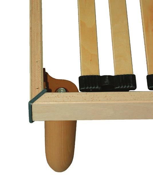 KLASIK T5 S DOUBLE T5 Wolnostojący stelaż elastyczny do łożka standardowe długości nóżek: