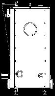 W tabeli poniżej podano wymiary otworu zasypowego oraz komory spalania. Tabela 3.