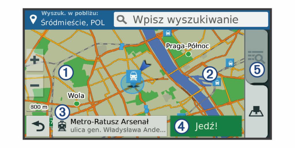 Wyniki wyszukiwania pozycji Domyślnie wyniki wyszukiwania pozycji pojawiają się w formie listy z najbliższą pozycją wyświetlaną na górze. Przewiń w dół, aby zobaczyć więcej wyników.