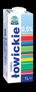 0% Mleko łowickie UHT Premium 0,5 % łowickie UHT milk Premium 0.