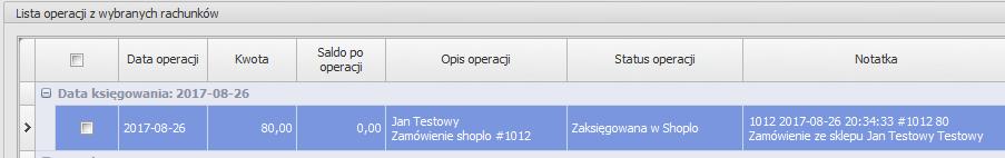 4. Nadanie zamówieniu nowego statusu w sklepie Shoplo. (opcjonalnie) 5. Przypisanie zdefiniowanej przez użytkownika notatki oraz zmiana grupy/statusu operacji w programie emszmal 3. (opcjonalnie). 6.