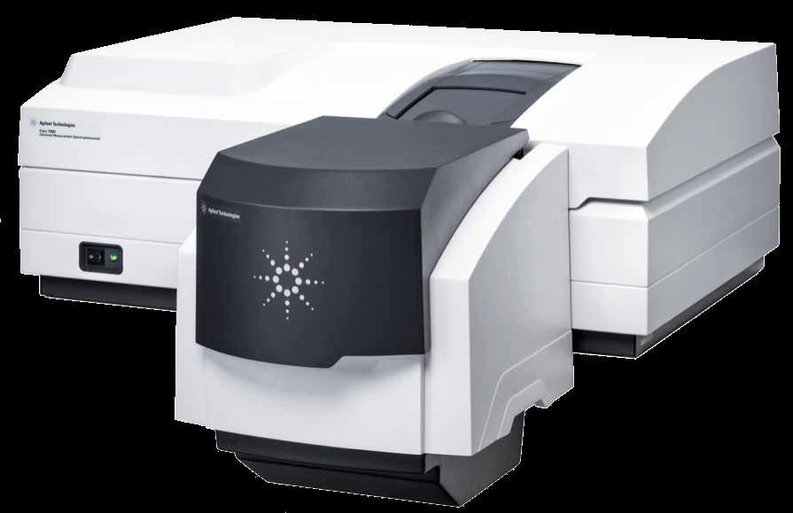 SPEKTROFOTOMETRY UV-VIS / NIR Spektrofotometry Cary 4000/5000/6000i/7000 UMS Spektrofotometry Cary 4000/5000/6000i/7000 UMS to rodzina wysokiej klasy aparatury analitycznej umożliwiającej pomiary w