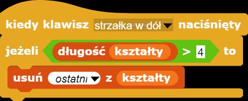 I choć podłoga, podobnie jak w Scratchu, jest dość nisko, to sufit jest znacznie wyżej.