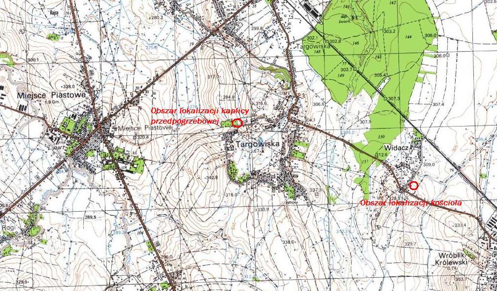 Całkowity obszar terenów objętych projektem zmiany studium zajmuje powierzchnię ok. 0,56 ha (Teren nr 1 0,26 ha, Teren nr 2 0,30 ha). Rysunek 1.