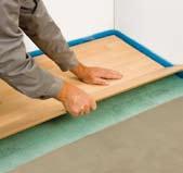 Układanie przewodu Warstwa wypełniająca Układanie podłogi Zakończenie prac montażowych Przymocuj przewód (np. przy użyciu kleju na gorąco) na czystym podłożu.