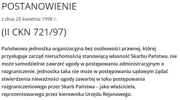 Udział w postępowaniu posiadaczy ograniczonych praw rzeczowych, posiadaczy samoistnych. Orzeczenie SN z 7.09.2000.