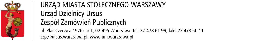 UD-XI-ZZP. 271...2013.EPA UD-XI-ZZP.271 32.WIR.2013 Warszawa, dn. 20.11.2013 r. ODPOWIEDZI NA ZAPYTANIA Zamawiający, Miasto Stołeczne Warszawa, Dzielnica Ursus Plac Czerwca 1976 r.