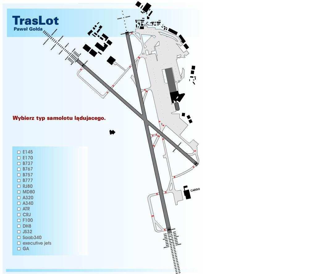 4. WSPOMAGANIE NAZIEMNYCH OPERACJI LOTNISKOWYCH Z WYKORZYSTANIEM APLIKACJI KOMPUTEROWEJ TRASLOT Wyznaczenie drogi kołowania statku powietrznego może być wspomagane przez zastosowanie pakietu