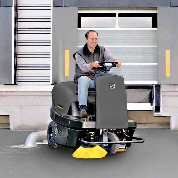 Ride-on Odsysanie sweepers Akcesoria do zamiatarek z fotelem dla operatora Filtry i szczotki walcowe Firma Kärcher oferuje wysokiej jakości szczotki walcowe wykonane z poliamidu lub wysokiej jakości