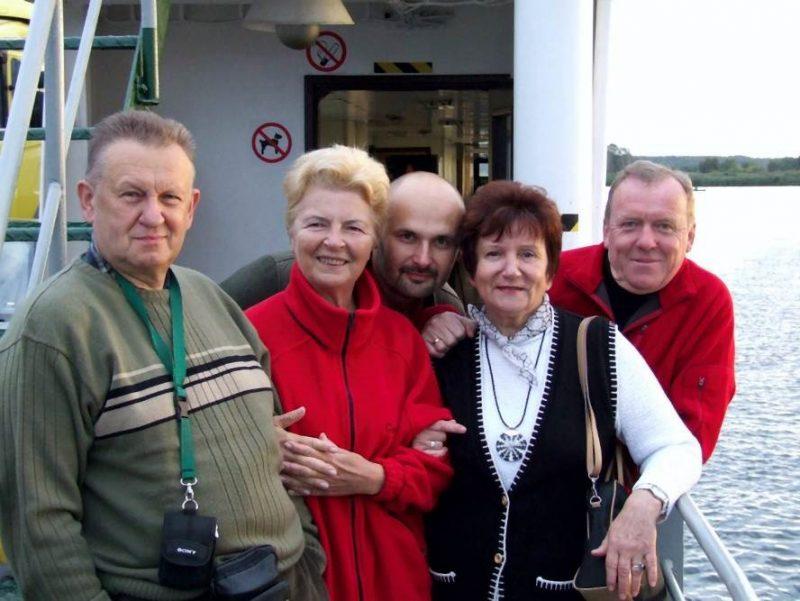 Ryc. 9. Wyprawa naukowa polskich fykologów na wyspę Bornholm w 2008 roku.