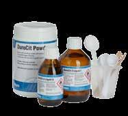 40200096 1 l 309,20 Płyn DuroCit-3 Liquid II do zmieszania z proszkiem DuroCit Powder i płynem DuroCit-3 Liquid I w proporcji: 3,8 kg proszku i 2 l płynu Liquid I na 1 l płynu Liquid II.