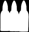40300081 Zestaw trzech barwników, po 20 ml każdego: czerwony, 191,90 niebieski i żółty Strzykawki jednorazowe, 5 ml 40300047 o pojemności 5 ml, 100 szt./opak.
