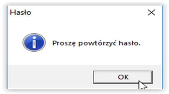 W tym miejscu wprowadzamy login użytkownika i hasło dostępu.