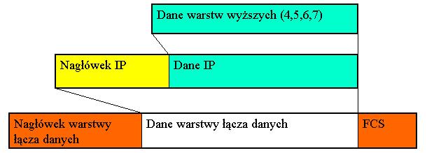 1 HERMETYZACJA DANYCH polega na opakowaniu danych - w każdej warstwie modelu OSI, kolejno idąc z góry na dół - w konieczne nagłówki/stopki odpowiednich protokołów hermetyzacja danych kroki: 1.