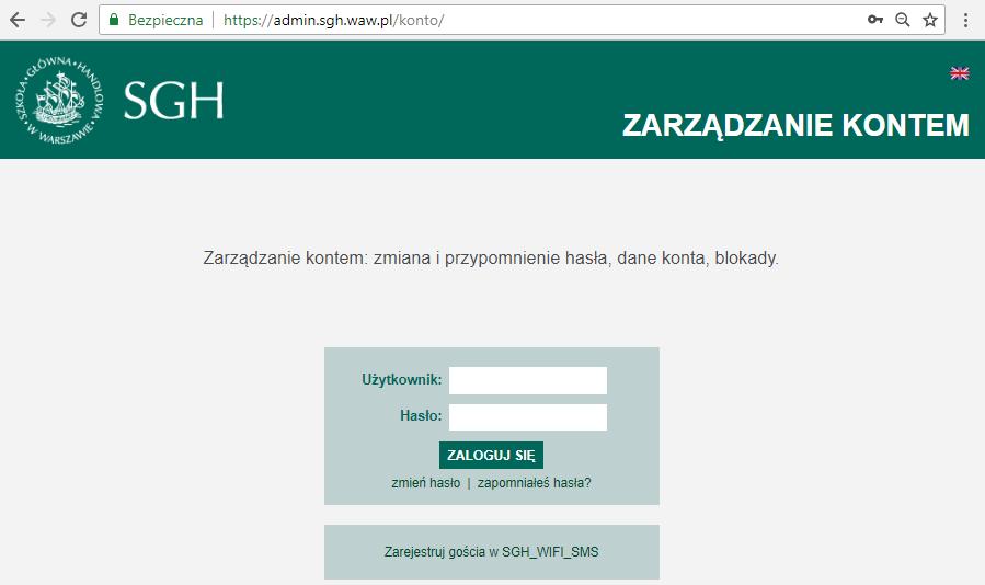 ZARZĄDZANIE KONTEM (ZMIANA I ODZYSKIWANIE HASŁA, DANE KONTA, BLOKADY) Spis treści 1. Logowanie do ZARZĄDZANIA KONTEM... 1 2. Zmiana hasła... 2 3. Odzyskiwanie hasła... 3 4.