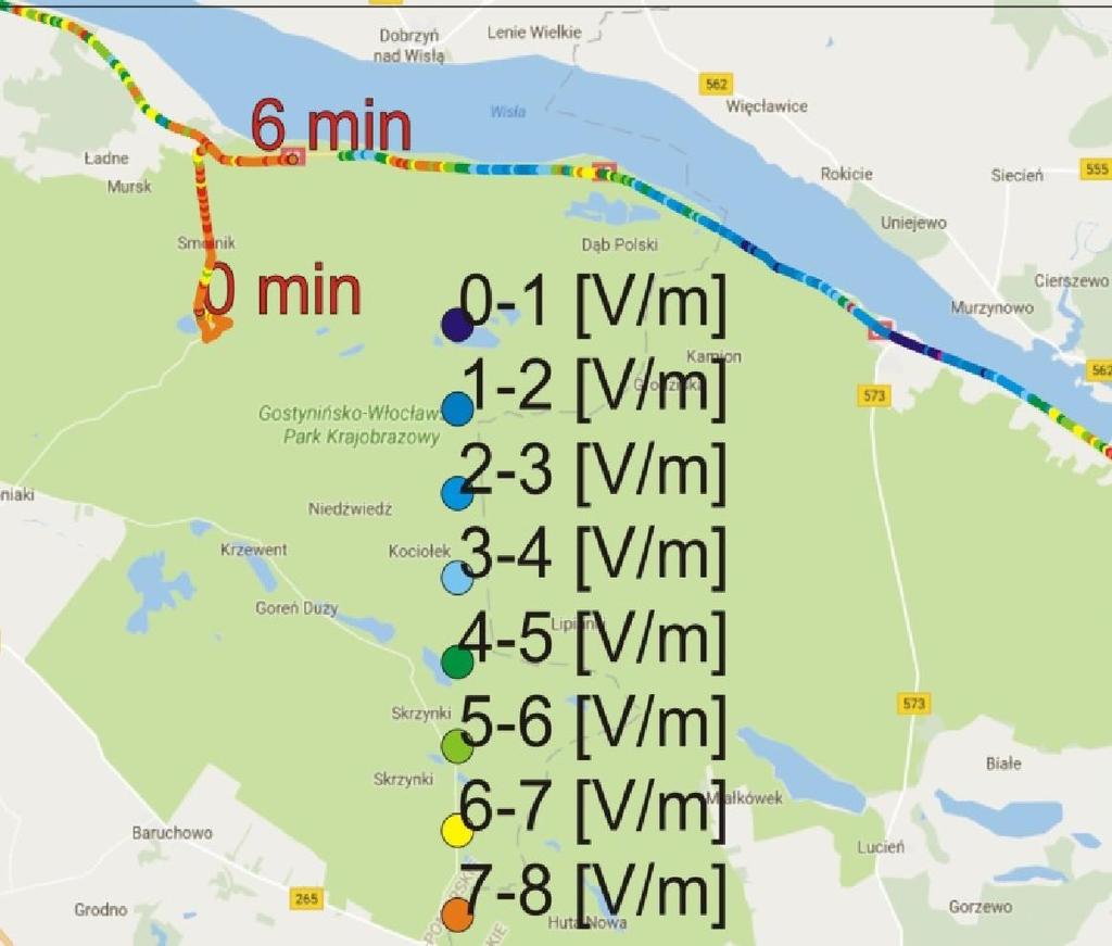 Sterowanie Mocą - Pomiary w ruchu IMP Łódź (2/2) Teren Leśny Rezerwat Podróż pociągiem Rezultaty są wynikiem zmian