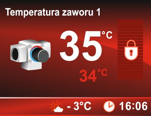 Ekrany główne występujące w regulatorze podzielić możemy na dwie grupy.