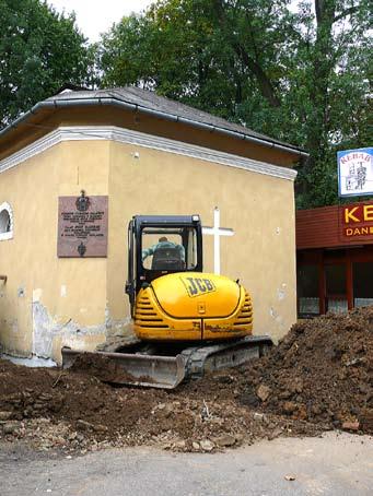 Rewitalizacja kaplicy Szalayowskiej Trwają prace budowlane związane z realizacją projektu pn. Rewitalizacja kaplicy cmentarnej na Cmentarzu Szalayowskim.