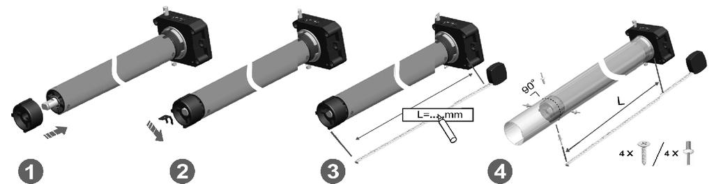 Protection IP44 Tube Diameter 45 mm Date