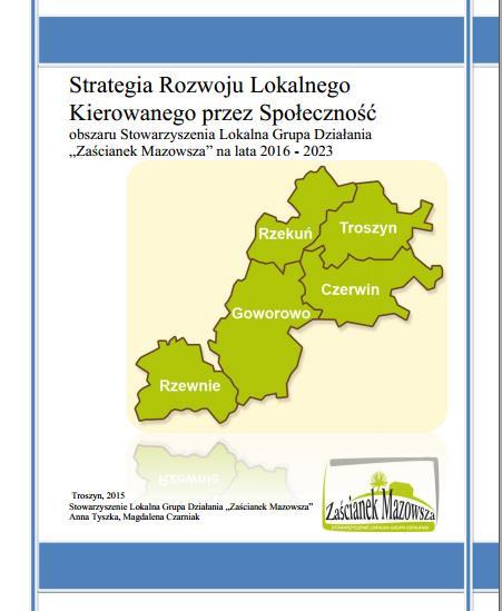 lata 2016-2023 (LSR) Sporządzony na dzień: 31-12-2017 rok Obszar monitoringu: