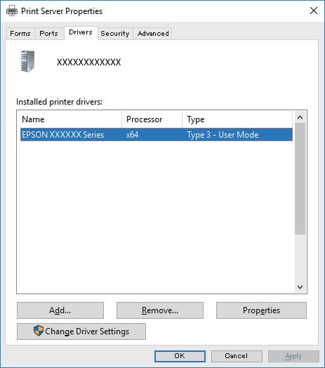 Rozwiązywanie problemów Windows Vista/Windows Server 2008 Kliknij prawym przyciskiem folder Drukarki, a następnie wybierz