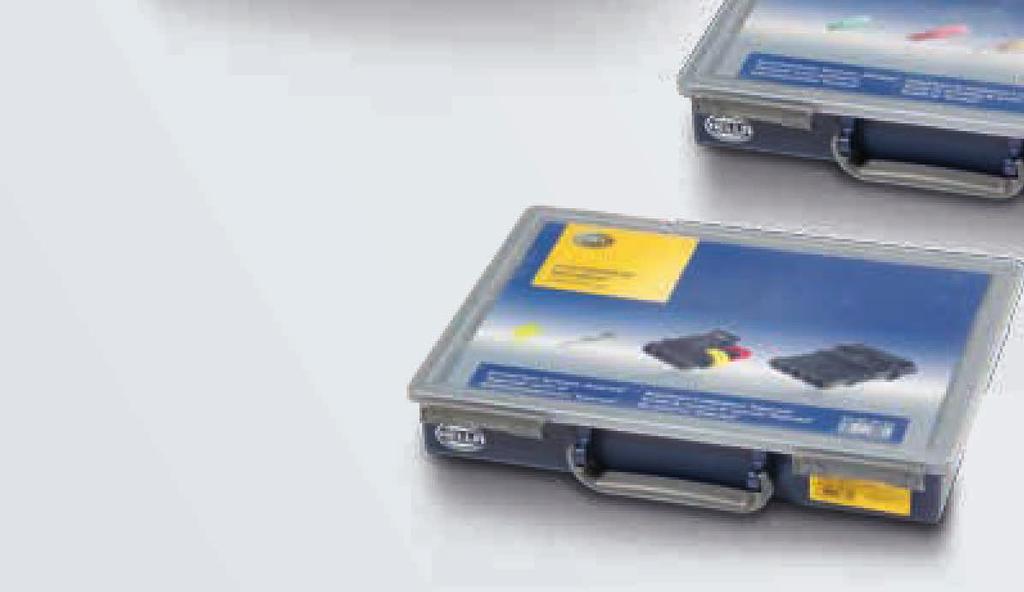 4 walizki można zintegrować w praktycznej ramie Handy Box, która oprócz uchwytu transportowego oferuje też