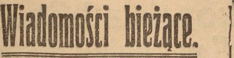 Giesche złożyli w naszej redakcji zł 150 (stopięćdziesiąt) ua rzecz szkolnictwa polskiego w Czechosłowacji. ( ) Posiedzenie Sejmu Śląskiego.