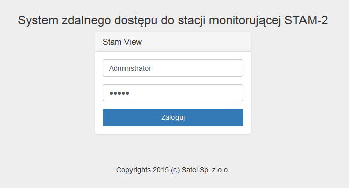 System STAM-VIEW pozwala o dowolnej porze dnia i nocy uzyskać zdalnie dostęp do informacji o systemie alarmowym gromadzonych przez stację monitorującą STAM-2.