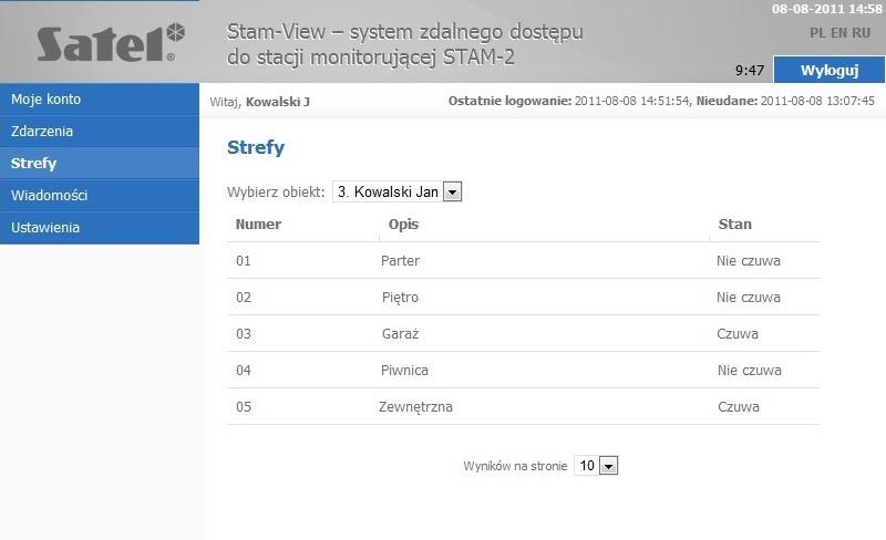 SATEL Instrukcja obsługi 5 5.