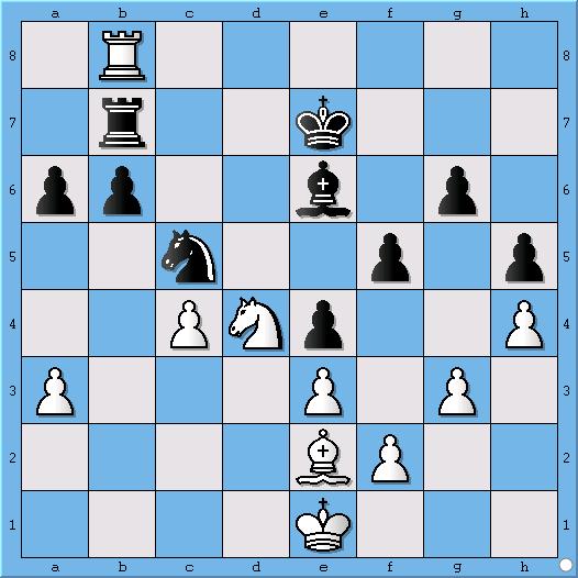 57 Kd4? 58.Kd6! Kc4 (58 g5? 59.c5 z wygraną białych) 59.Ke5 z remisem. 58.Kb8 Ge4 59.Kc7 g4 60.a7 g3 61.c5 Ga8 62.Kb8 Gc6 0-1 Runda 13 Kramnik remisuje z Gelfandem.
