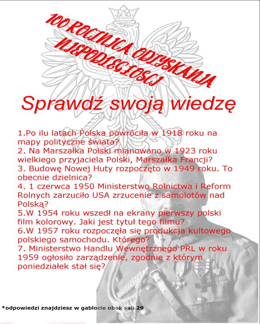 Zespół redakcyjny: Wioleta Łata; Szymon Zakrzewski; Chyła Michał; Dominik Stocki; Michał Pięta; Robert Kołodziej;