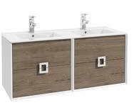 61 Amura D60 szafka podumywalkowa washbasin cabinet 0D2S wisząca wall hung szer w wys gł h d kolor colour indeks index cena price 59,9 cm 52,3 45,5 cm lakier biały połysk lacquer white high gloss