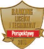 Ranking Liceów 301 I Liceum Ogólnokształcące im. Stanisława Staszica Chrzanów małopolskie 160 230 246 42,12 2,38 80,21 43,62 302 LO Zgrom. Córek Bożej Miłości im. Fr.