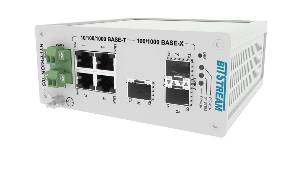 11-7 portowy zarządzalny przemysłowy przełącznik Gigabit Ethernet n x 100M/1000M/2.
