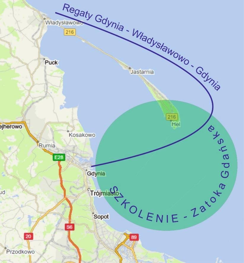 Miejsce: Morze Bałtyckie Pierwszy trzy edycja będzie realizowane na wodach Zatoki