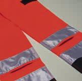 UVS 064178 Spodnie do pasa 2-kolorowe Perfekcyjne dopasowanie we wszystkich pozycjach do pracy Kieszeń na udzie oferuje praktyczne miejsce do umieszczenia przedmiotów.