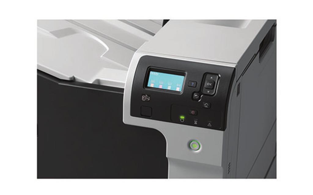 Dane techniczne Drukarka HP Color LaserJet Enterprise seria M750 Wysokonakładowy druk profesjonalnych dokumentów w kolorze, w wielu formatach.